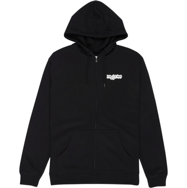 2026 DC Shoes Mens Eye Of The Storm Zip Thru Hoodie EDYSF03282 - Black
